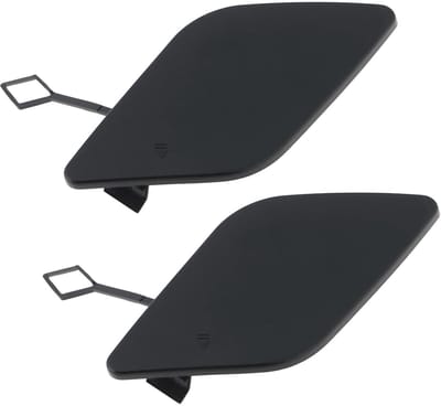 Dailygoods - 2 Stuks Auto Voorbumper Trekhaak Cover Cap Compatibel met Mercedes-Benz E-Klasse