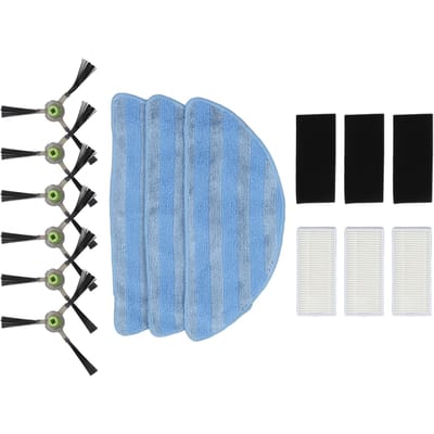 Stofzuiger Accessoires Kit Hoge Sterkte Veegrobot Schoonmaakdoek Filter Zijborstel Vervangingsonderdelen gray