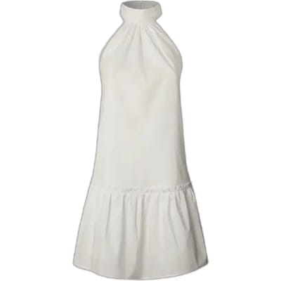 Pepe Jeans Lena Mouwloze Korte Jurk Wit S Vrouw
