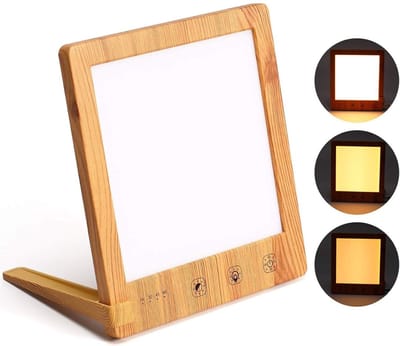 ApexArte® Lichttherapie Lamp - Daglichtlamp - Bureaulamp Led - Bruin