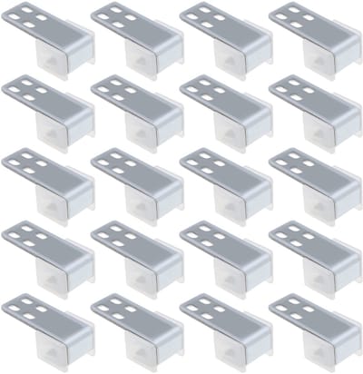 Allecto - Bekleding Meubels Spring Clips - 20 Stuks - Zilver