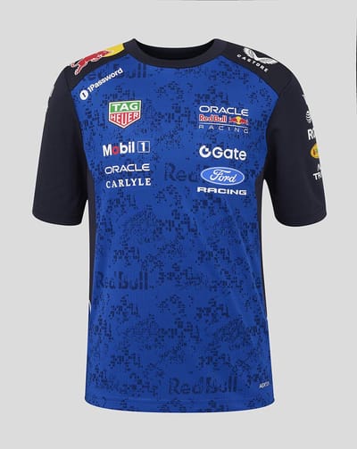 Oracle Red Bull Racing Teamline Kids shirt 2026 Maat JM 140-146- Max Verstappen - Isack Hadjar