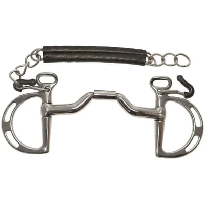 Spaans bit voor paarden met tonggang Metalab Elité