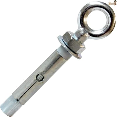 Keilankers - Pluggen - Muurbevestiging - Anti-twist systeem - 6x45mm - Zink