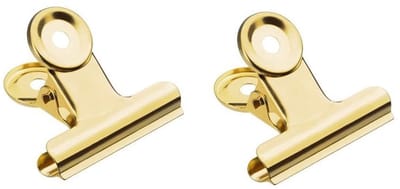 Dailygoods- Paperclips 30 stuks - 22 mm - Gouden Klemmen - Duurzaam - Robuuste Metalen Clips - 100% Tevredenheidsgarantie