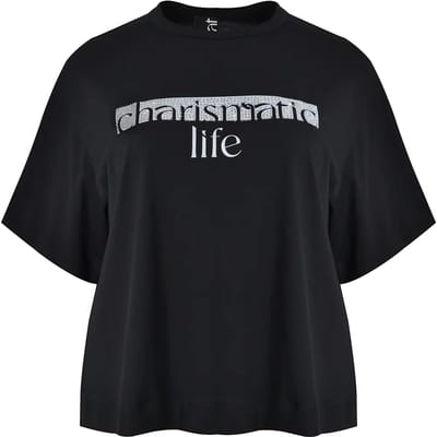 Katoenen dames-T-shirt Mat Fashion Charismatic Life