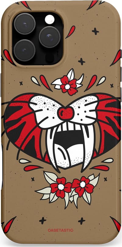 Casetastic Hoesje Geschikt voor Apple iPhone 16 Pro Max Magsafe - Stijlvolle Beschermende Duo-layer Case - Wilde kracht