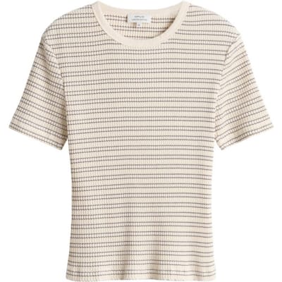 t-shirt met ronde hals model 'Soleili'
