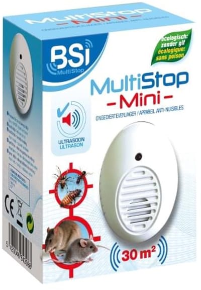 BSI MultiStop Mini 30 m² - Effectieve Rattenverjager - Met gratis cheatsheet