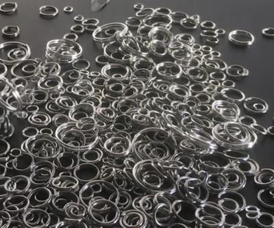 400 stuks- Mix Sieraden oogjes -Zilverkleur - Sieraden maken-Charme Bijoux