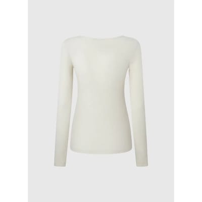 Pepe Jeans Huala T-shirt Met Lange Mouwen En V-hals Beige XL Vrouw