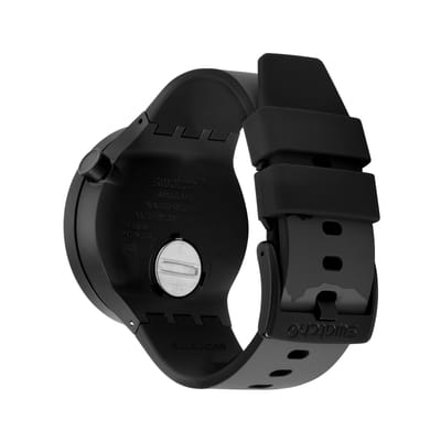 Swatch Aarde Serie Kwarts Uurwerk Waterdicht Ontwerp Herenhorloge 47 Mm Zwart Wijzerplaat Bioceramische Kast Siliconen Band Herenhorloges SB03B110 SB03B110 black