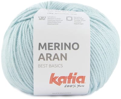 Katia Merino Aran - 97 licht hemelsblauw - Merinogaren