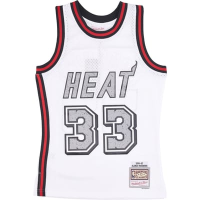 Basketbaltanktop voor heren Nba Cracked Cement Swingman Jersey Hardwood Classics No 33 Alonzo Mourning Miahea