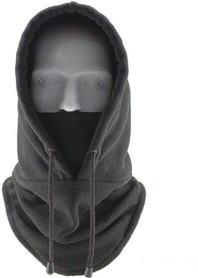 Fleece 3-in-1 Muts - Grijs | One size | Polyester | Skimasker / Bivakmuts | Fashion Favorite