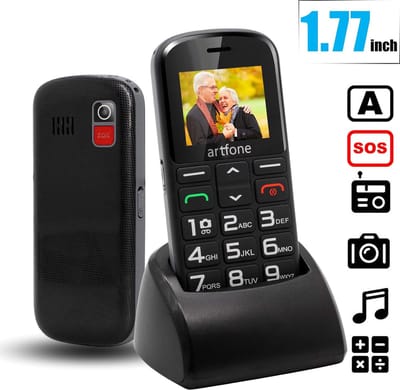 Mobiele klaptelefoon zonder abonnement, telefoon voor senioren met noodoproep senioren telefoon mobile