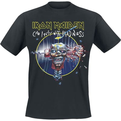 Iron Maiden T-shirt - Can I play with madness - S tot 5XL - voor Mannen - zwart