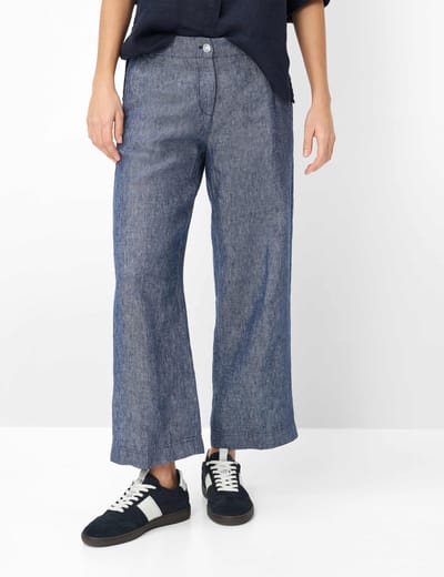 Brax Dames Culotte  Style MAINE S INDIGO MOOD, blauw, maat 36