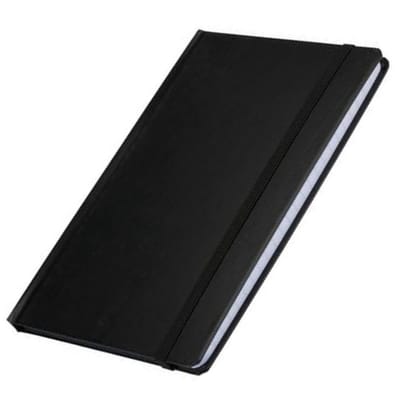 Notitieboek - zwart - A5 - topwrite - 80gsm - 128 bladzijdes
