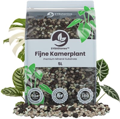 SYBAStones - Kamerplanten Mineraalmix Fijn 5L - Semi-Hydro Groeimedium