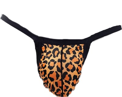 BamBella® Sexy Panter String Maat S/M voor mannen Dierenprint Lingerie Heren -slip tijgerprint