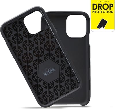 My Style Hoesje geschikt voor Apple iPhone 11 Pro Telefoonhoesje Hardcase | My Style Tough Backcover Shockproof | Schokbestendig iPhone 11 Pro Telefoonhoesje | Anti Shock Proof - Zwart