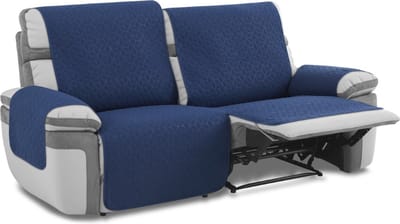Belmarti Geo Recliner bankbeschermer - 2-zits - 150 cm - Blauw