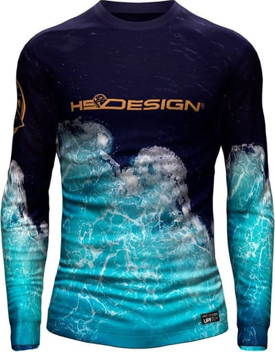 Hotspot Design Ocean Performance Hotspot T-shirt Met Lange Mouwen Blauw M Man