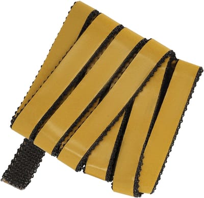 KOTARBAU® Kachelband, Kachelkoord, 20 x 3,5 mm, Ovenafdichtband, 2,5 m, Haardafdichting, Glasvezel, Zwart, Zelfklevende Glasvezel Touw, Hittebestendig Vuurvaste Deurpakking