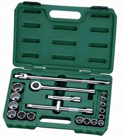 SATA 20-delige Doppenset 1/2'' - Professioneel Gereedschap