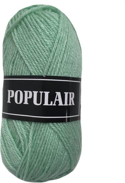 Beijer BV Populair acryl garen - mint (98) - naald 3,5 a 4mm - 10 bollen
