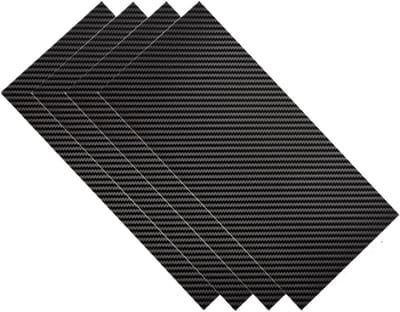 Koolstofvezel Plaat - Carbon Fiber Board - Componenten Maken - Lichtgewicht Sterk Materiaal - 200x400 mm - Mat Zwart