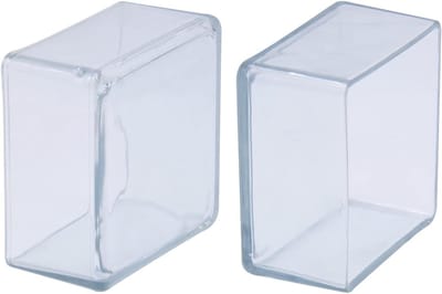Stoel Vloerbeschermers - Meubeldopjes Voetdoppen - Bescherming Vloeren - Zonder Lijm - 50 x 50 mm - Transparant