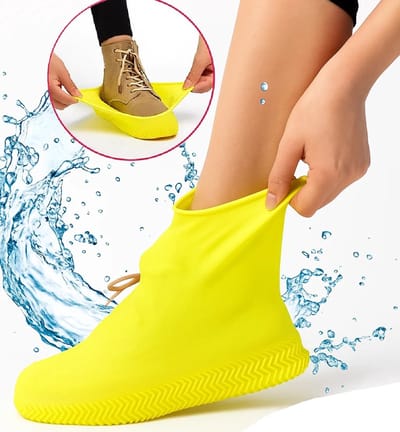Waterdichte Overschoenen – Herbruikbare Regenhoezen voor Schoenen – Antislip Overshoe – Beschermhoezen voor Fietsen & Lopen – Maat S (35-39)