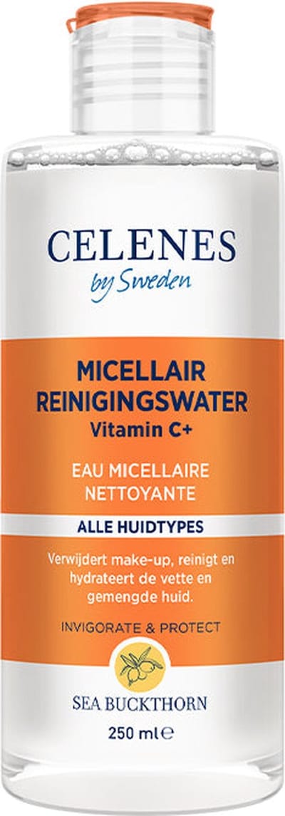 Celenes by Sweden Sea Buckthorn Micellair Reinigingswater - 250ml - Voor Vette/Gecombineerde Huid