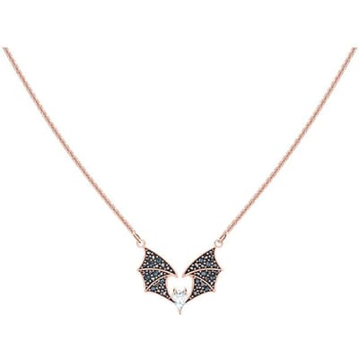 Collier Swarovski Chauve-souris Mystérieuse Femme Collier Or Rose 5491564 Box+Shopping Bag (Random Color) beige