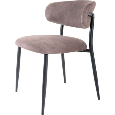 Eetkamerstoel Dion - Ramses - Taupe - Moderne Kuipstoel in Scandinavische / Industriële Stijl