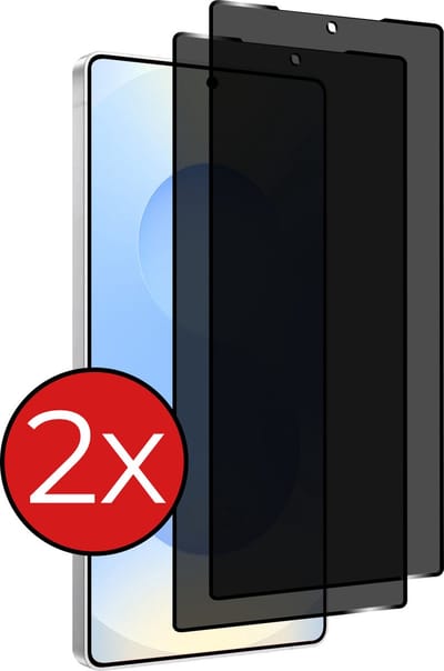 Screenprotector - 2 Stuks - Geschikt voor Samsung Galaxy S25 Ultra - Privacy Filter - Beschermglas - Gehard Glas - Tempered Glass - Screen Protector