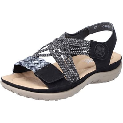 Rieker Sandalen F zwart Synthetisch - Maat 37