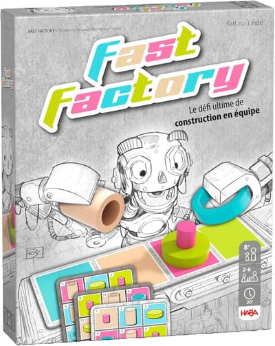 Haba Fast Factory educatief spel voor kinderen en familie - logisch denkspel.