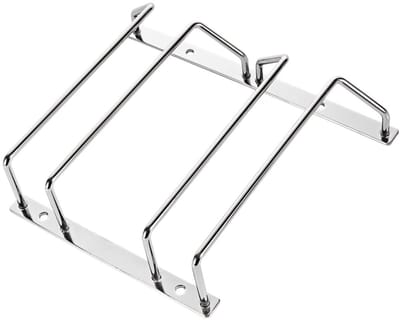 Dailygoods - 18cm Wijnglas Rek Onder Kast - Hangende Glashouder voor Wijnglazen