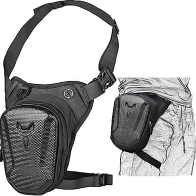 Beentas - Beentas motorfiets - Beentas - Motorfiets heuptas - Motortas - Zwart