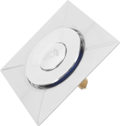 Afvoerplug - Gootsteenstop Doucheputje - Geurfilter Badkamer - Roestvrij Staal - 5 x 5 cm - Zilver