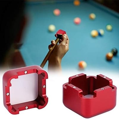 Draagbare en duurzame aluminium koffer voor biljartkrijt in 3 kleuren - ideaal voor biljartspelers, biljartaccessoires en krijthouder