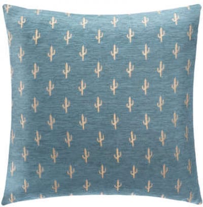 Atmosphera Créateur d'intérieur® - Sierkussen (hoes) chen chen cactaus 40x40, lichtblauw