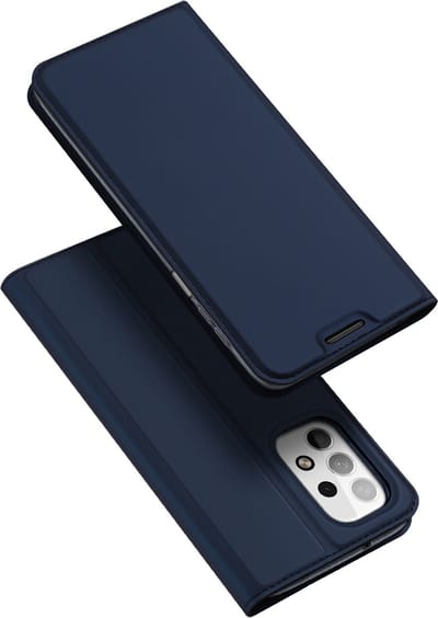 Dux Ducis - Telefoonhoesje geschikt voor Samsung Galaxy A23 - Skin Pro Book Case - Blauw
