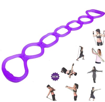 7-Rings Stretch Weerstandsband – Miracle Miles-Band – Voor Yoga, Arm, Schouder, Voet, Been – Fitness Thuisgym & Fysieke Training-OUTARO