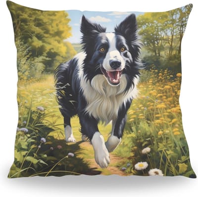 Kussen - Huisdier Portret - Border Collie 1 - 50 cm