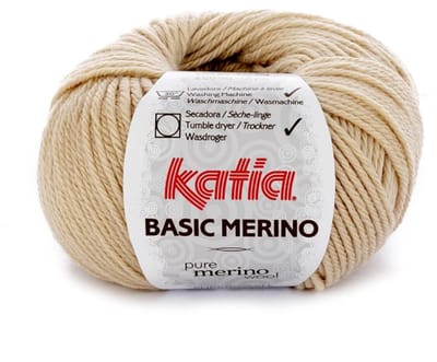 Katia Basic Merino - 10 zand - Wol/Acryl Garen