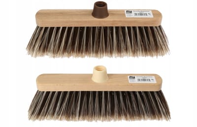 RAVI Vanity Serie - Houten Bezem - 30 cm - Voor Binnengebruik - Geschikt voor Diverse Ondergronden